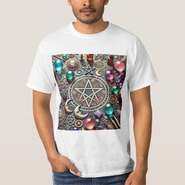 Symbols of Witchcraft: Magic and Mystery T-Shirt (Front)