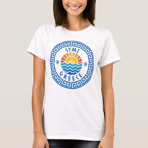 Symi Greece _ Sunshine And Sea Womens T_Shirt