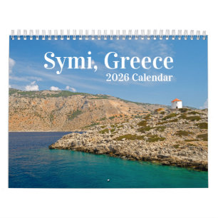 Symi Greek Island 2026 Calendar