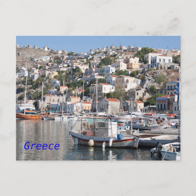 Symi in Greece Postcard (Front)