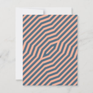 Symmetric diagonal stripes background 10 note card