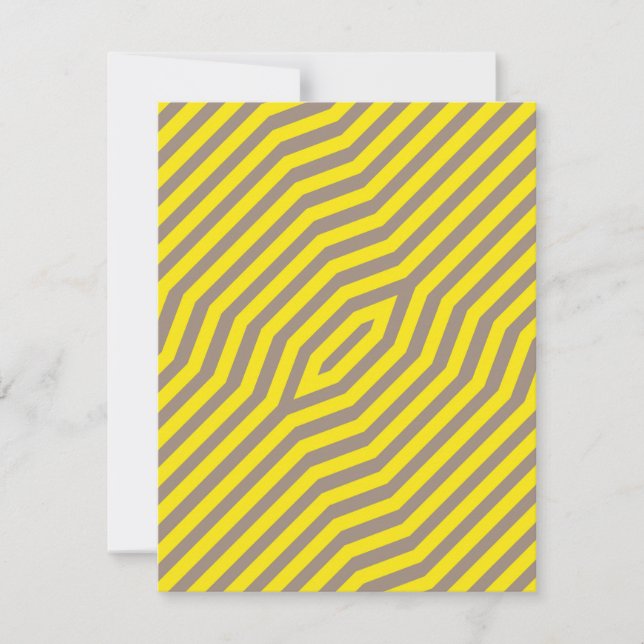Symmetric diagonal stripes background 14 note card (Front)