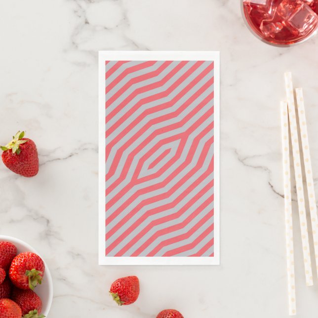 Symmetric diagonal stripes background 5 paper guest towels (Insitu)