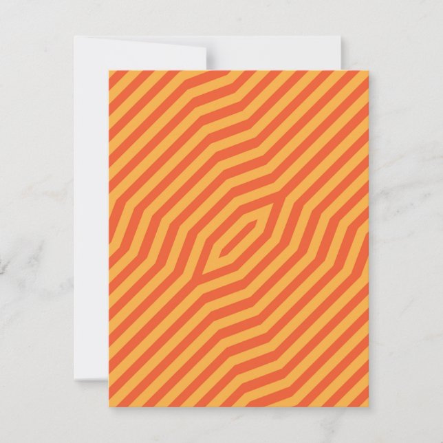 Symmetric diagonal stripes background 8 note card (Front)