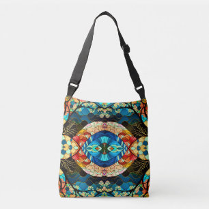 SYMMETRIC FOREST JAPANESE ART STYLE CROSSBODY BAG
