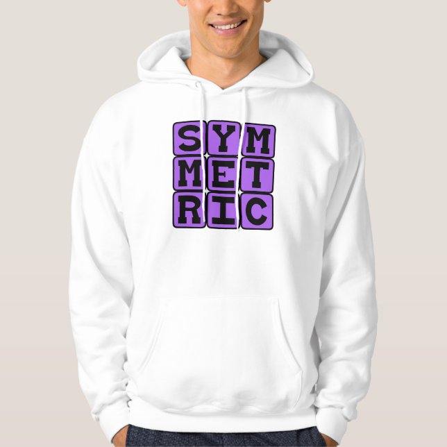 Symmetric, Mirror-Like Hoodie (Front)