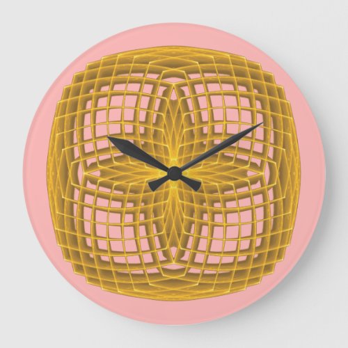 Symmetric pattern large clock