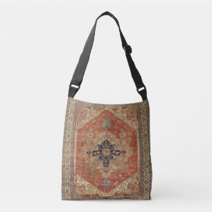 SYMMETRIC PERSIAN VINTAGE PATTERN CROSSBODY BAG