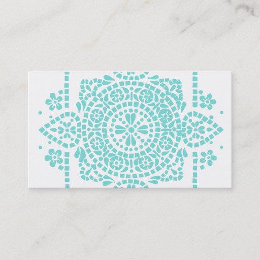 Customizable Symmetrical Motif Business Card
