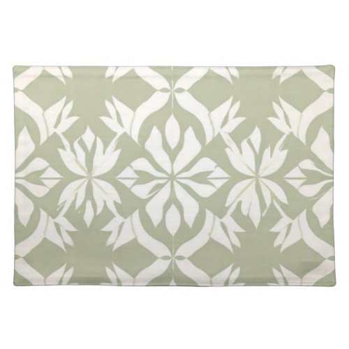 symmetrical pattern cloth placemat