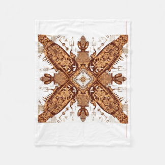 Symmetrical Tech Totem Fleece Blanket