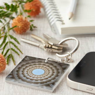 Symmetrical Worm's-Eye View of a Grand Dome Keychain