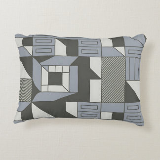 Symmetry in Motion: A Study of Geometric Patterns Accent Pillow