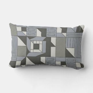 Symmetry in Motion: A Study of Geometric Patterns Lumbar Pillow