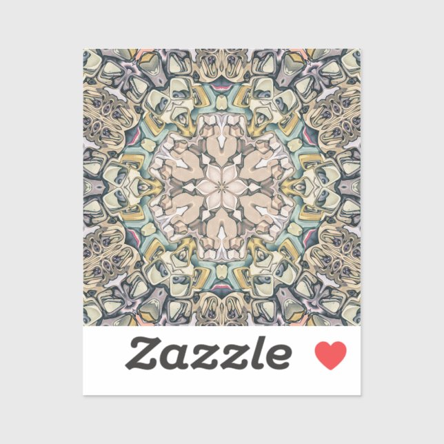 Symmetry of Shapes Sticker (Sheet)