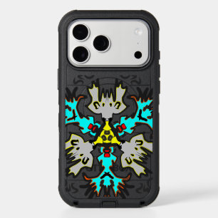 Symmetry Tribal Blue iPhone 17 Pro Max Case