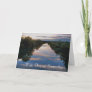 Sympathy abstract landscape card