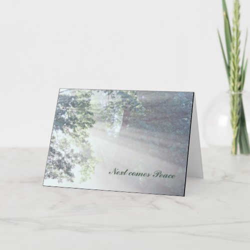 Sympathy and Peace Card