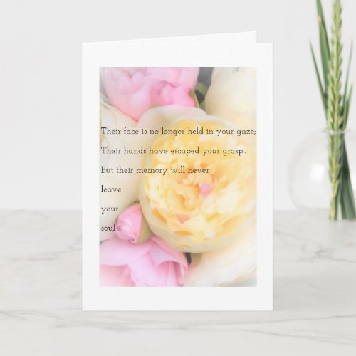 Sympathy And Peace Card