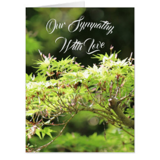 Sympathy Botanical Floral (Big 18 x 24) Card