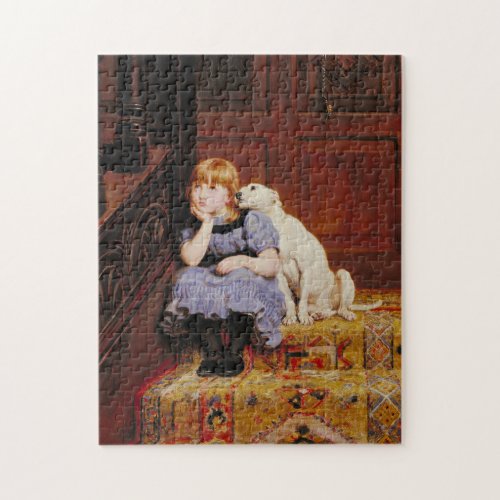 Sympathy by Briton Riviere Jigsaw Puzzle