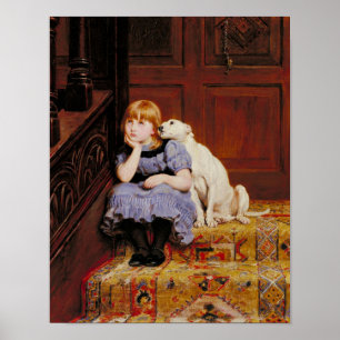Sympathy (by Briton Riviere) Poster