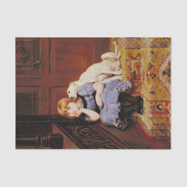 Sympathy (by Briton Riviere) Tissue Paper (Front)