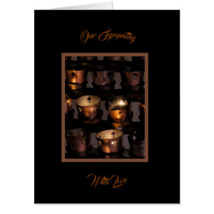 Sympathy Candles (Big 18 x 24) Card
