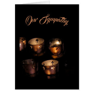 Sympathy Candles (Big 18 x 24) Card