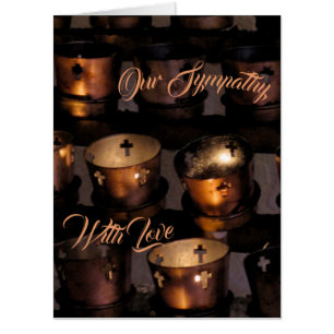 Sympathy Candles (Big 18 x 24) Card