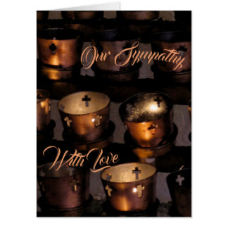Sympathy Candles (Big 18 x 24) Card