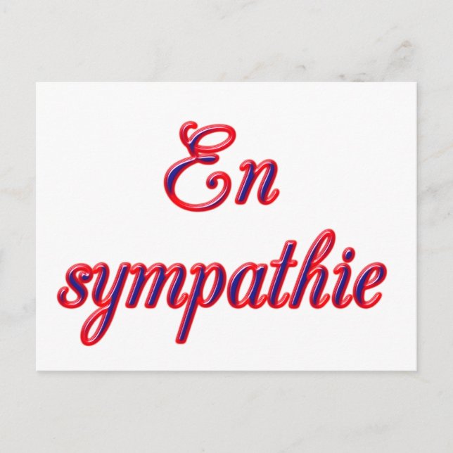 Sympathy card (Front)