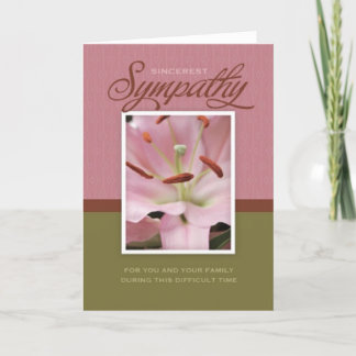 Sympathy Card