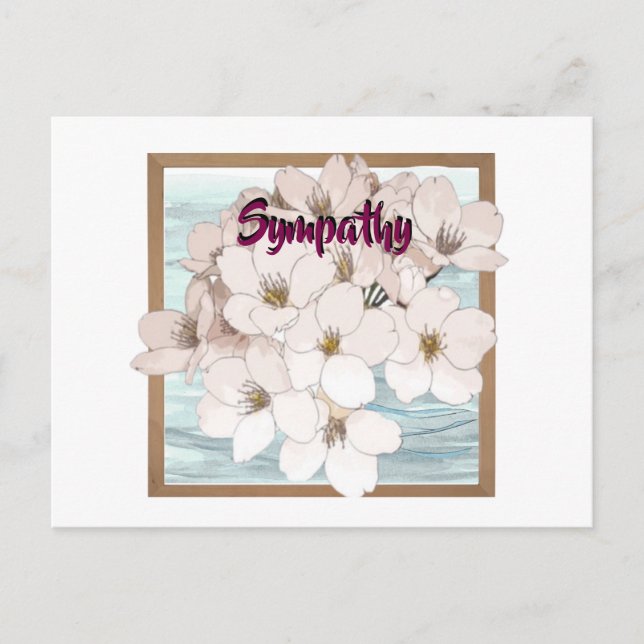 Sympathy card  (Front)