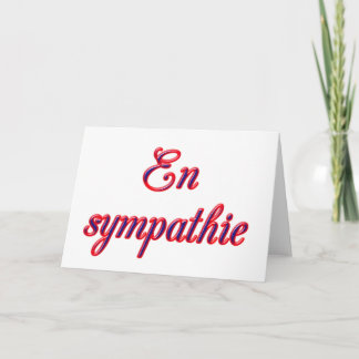 Sympathy card