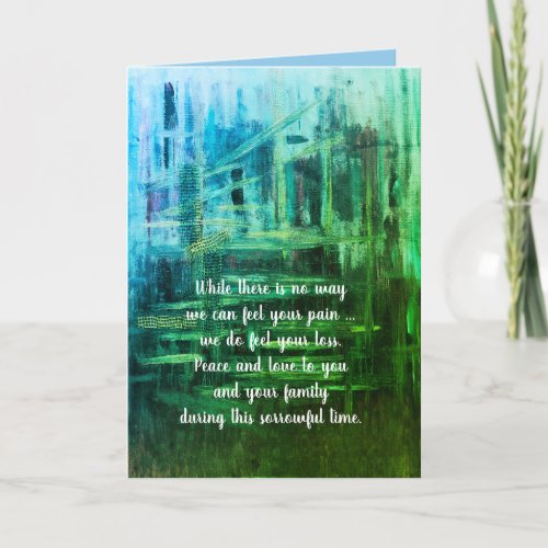 Sympathy card by dalDesignNZ