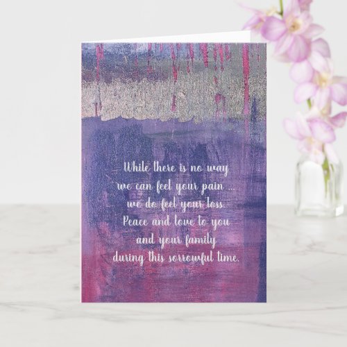 Sympathy card by dalDesignNZ