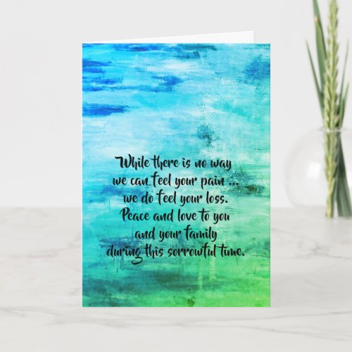 Sympathy card by dalDesignNZ