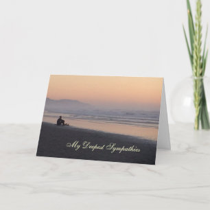 Sympathy card: By the sea... Card