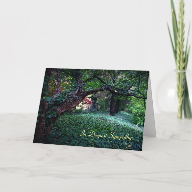 Sympathy Card - Deep Peace Gaelic Blessing (Front)