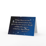Sympathy card Eskimo proverb - stars Sympathy card Eskimo proverb - stars