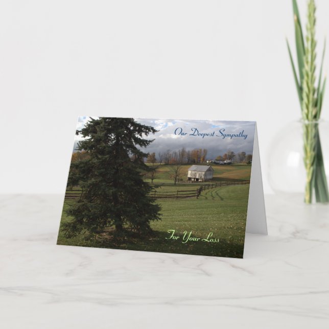 Sympathy card for adult (Front)