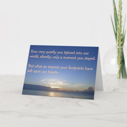 Sympathy Card for Loss of a Child