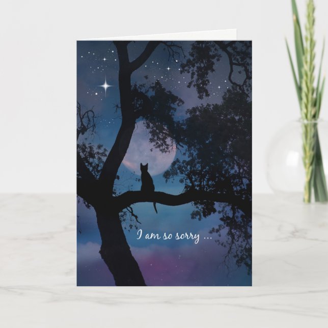 Sympathy Card for Loss of Cat, Cat Sympathy (Front)