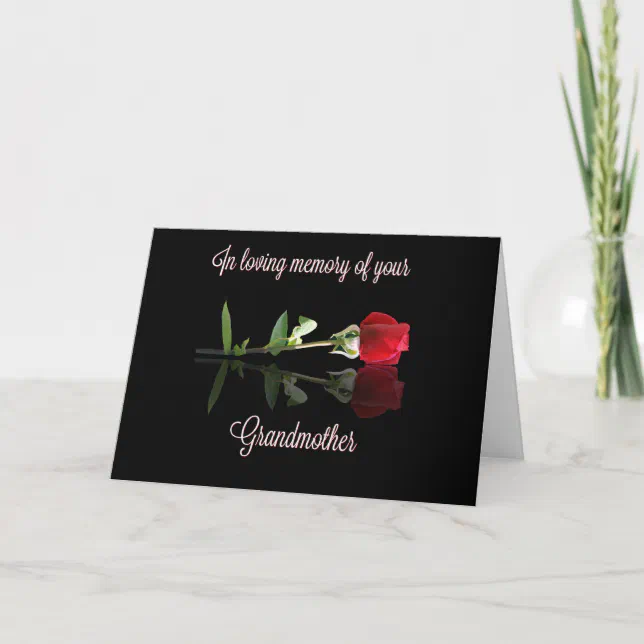 Sympathy Card for Loss of Grandmother | Zazzle