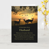 Sympathy Card for Loss of Husband Spiritual Poem