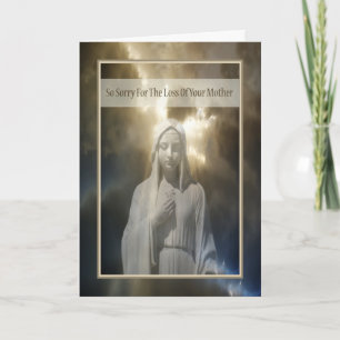 Sympathy Card for Loss of Mother Religious