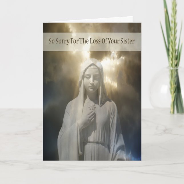 Sympathy Card for Loss of Sister (Front)