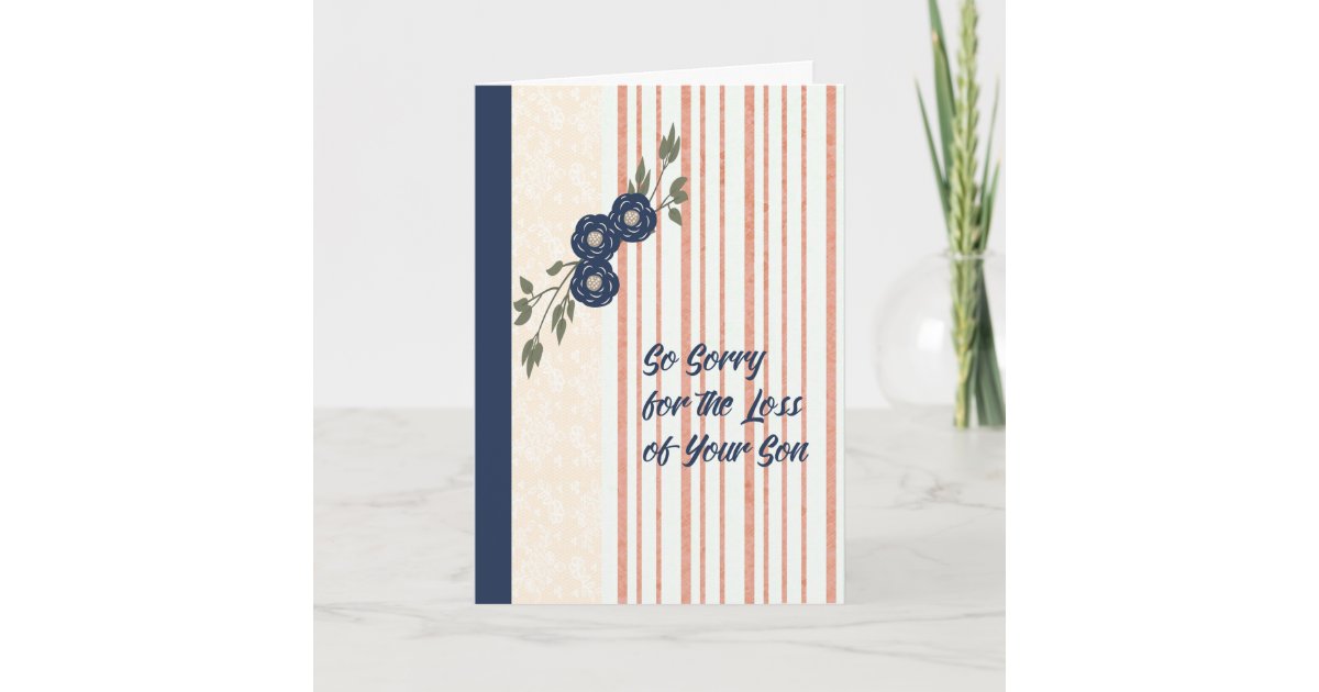 Sympathy Card For Loss Of Son