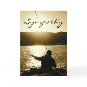 Sympathy Card for Man Who Loved Fishing